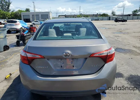 2016 Toyota Corolla L из США, поврежденный, VIN 2T1BURHE5GC558539